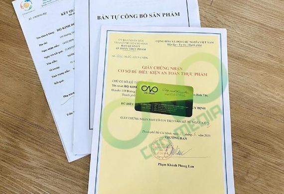 Xin giấy chứng nhận an toàn thực phẩm tại quận Gò Vấp