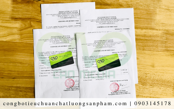 Quy trình xin certificate of free sale cho nấm linh chi