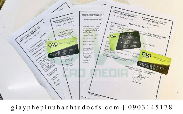 Quy trình xin giấy chứng nhận y tế cho bánh mì khoai lang tím