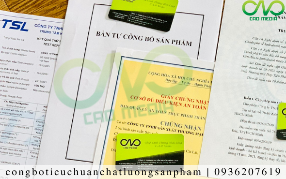 Nộp hồ sơ tự công bố cà phê sấy lạnh và quy cách thực hiện