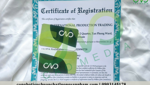 Chứng nhận FDA