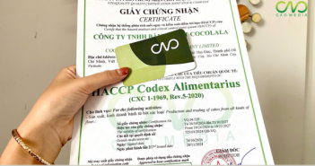 Chứng nhận HACCP CODEX sản xuất bánh