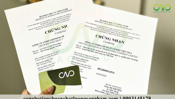 Giấy chứng nhận Mã số mã vạch