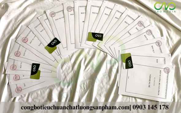 Thủ tục công bố cơm cháy nước mắm mới nhất tại CAO Media