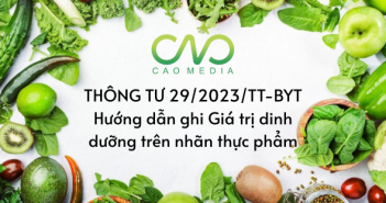 Thông tư 29/2023/TT-BYT hướng dẫn ghi giá trị dinh dưỡng trên nhãn thực phẩm
